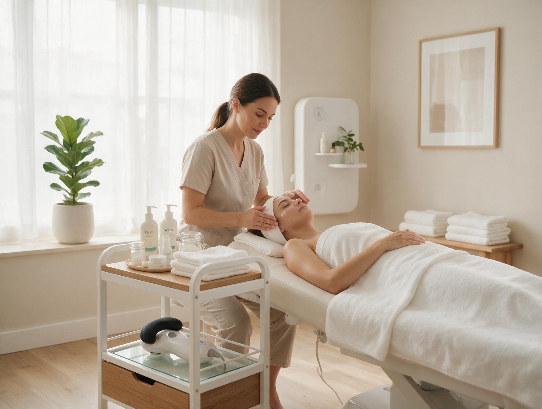 Cabina de un centro de estética